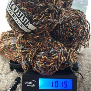 YARN 197 WELCOMME PARIS LE TWEED BRILLIANT YARN 50 YDS 50G 9+ BALL YARN LOT